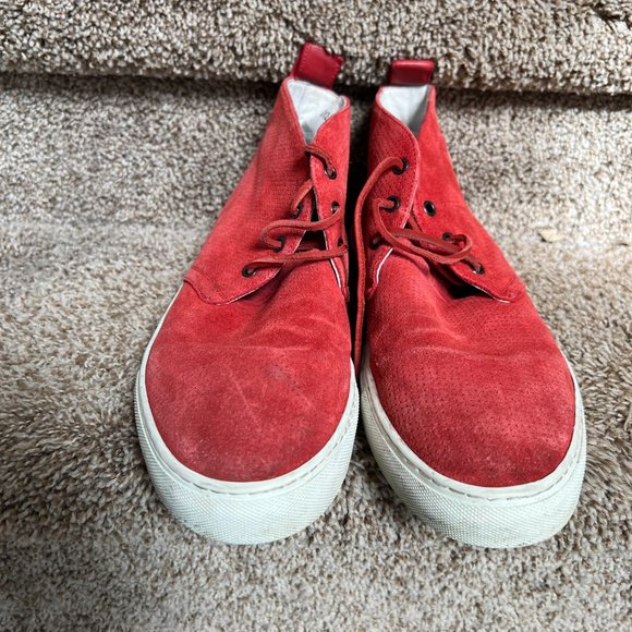 Del Toro Men\'s Chukka Red Suede High Top Casual Sneakers main image 7